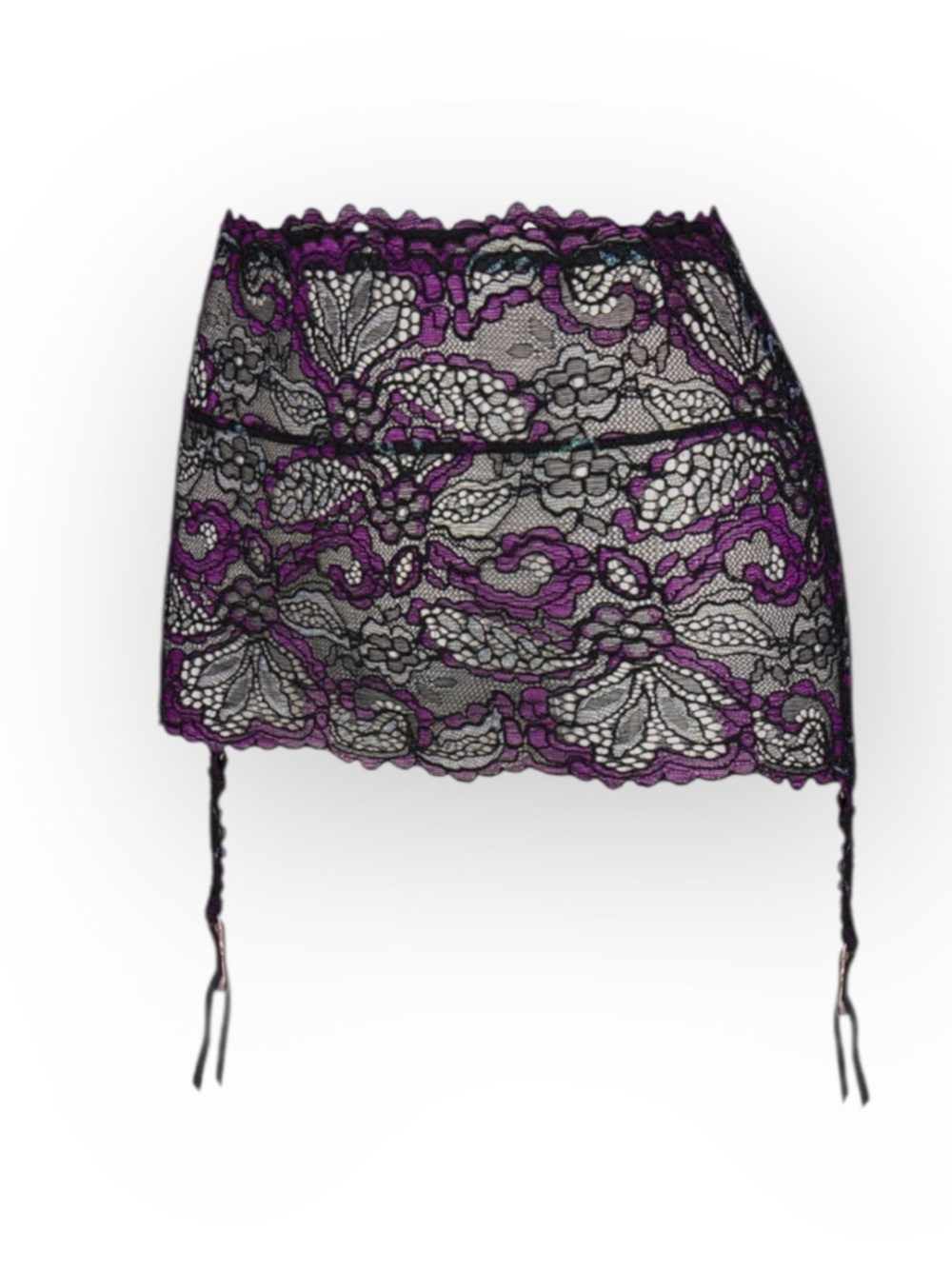 Savage X Fenty Romantic Corded Lace Garter Skirt